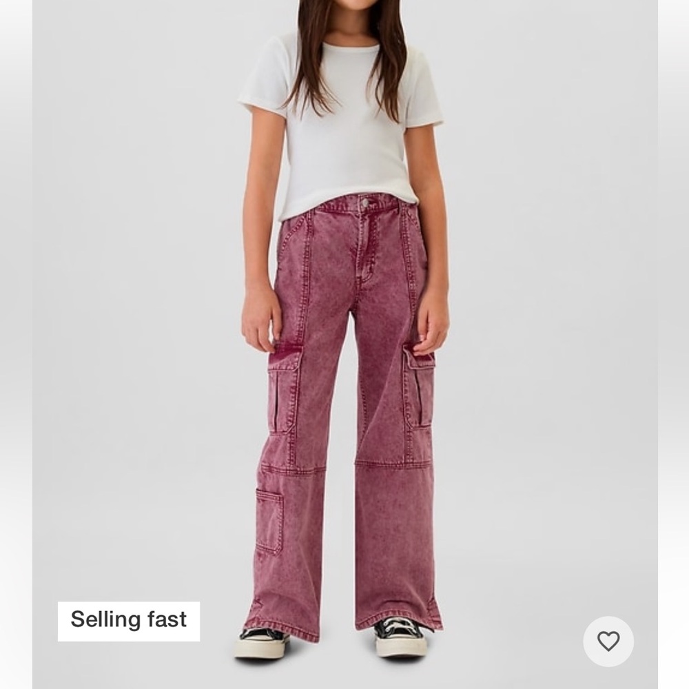 Girls Gap Baggy Cargo Jeans
